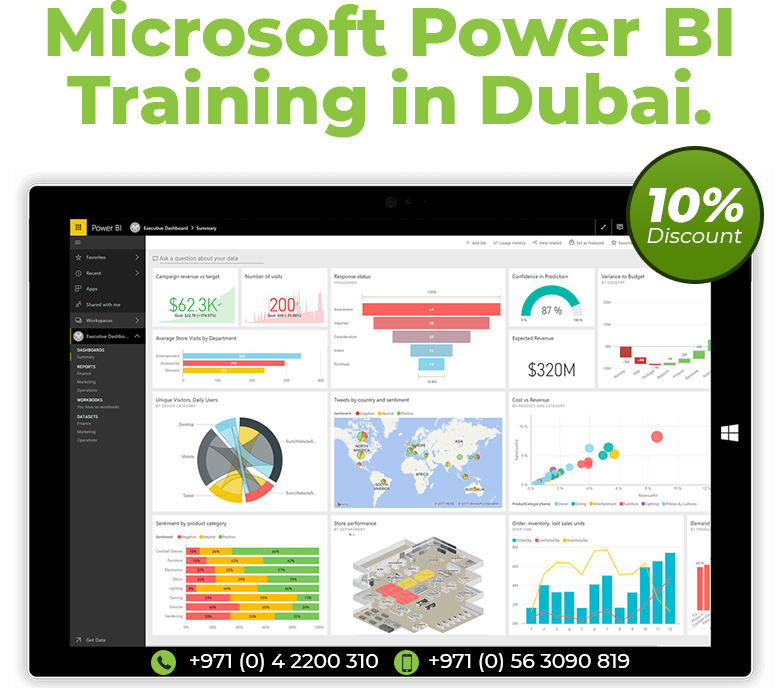 Microsoft Power BI training course in Dubai